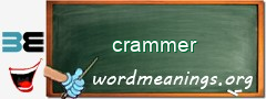 WordMeaning blackboard for crammer